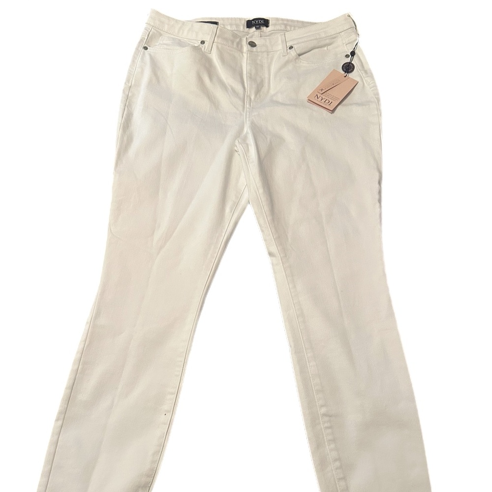 NYDJ NWT Ami Skinny Ankle Jeans Size 12 Optic White